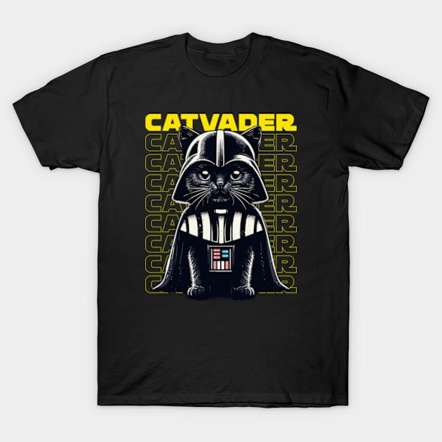 Cat Vader | Anti-Hero | Villain | Pop Culture | Sci-Fi T-Shirt by Ikibrai